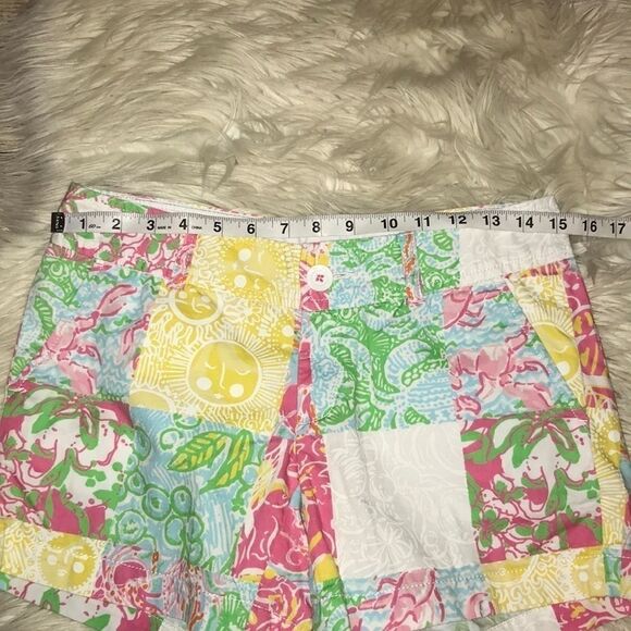 Lilly Pulitzer Callahan Shorts Patchwork Print - Picture 4 of 7